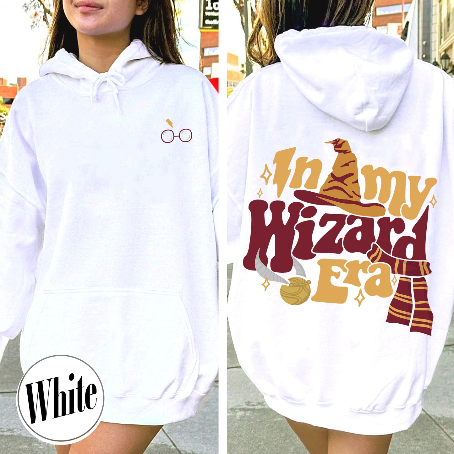 In My Wizard Era Hoodie, Wizard Hoodie, Wizard School Hoodie, Wizarding World, Funny Wizard, Funny Potter Hoodie, Gift for Fan