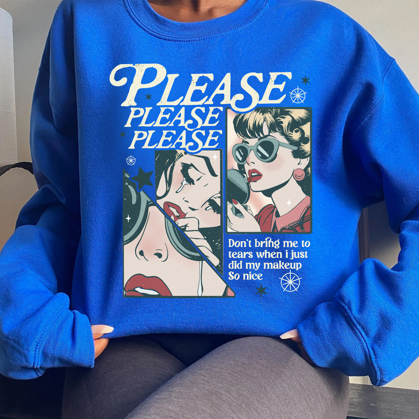 Please Please Please Sweatshirt, Concert Sweatshirt, Soft Girl Aesthetic, Music Lover Gift, Espresso Gift, Short N Sweet, Dont Embarrass Me Sweatshirt