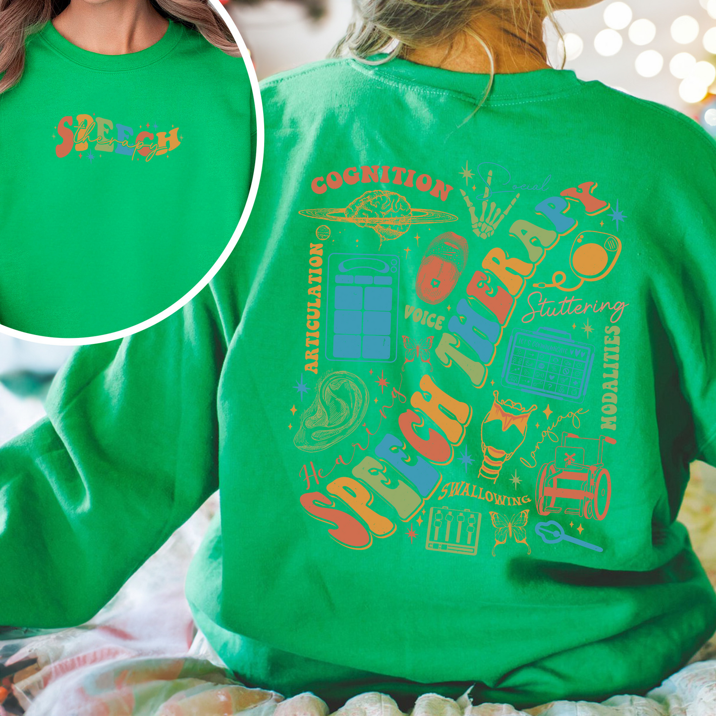 Speech Therapy Month, Its a Good Day for Speech Therapy, Good Day for Speech Therapy SweatShirt, Speech Language Pathologist, Sign, Slp Gifts