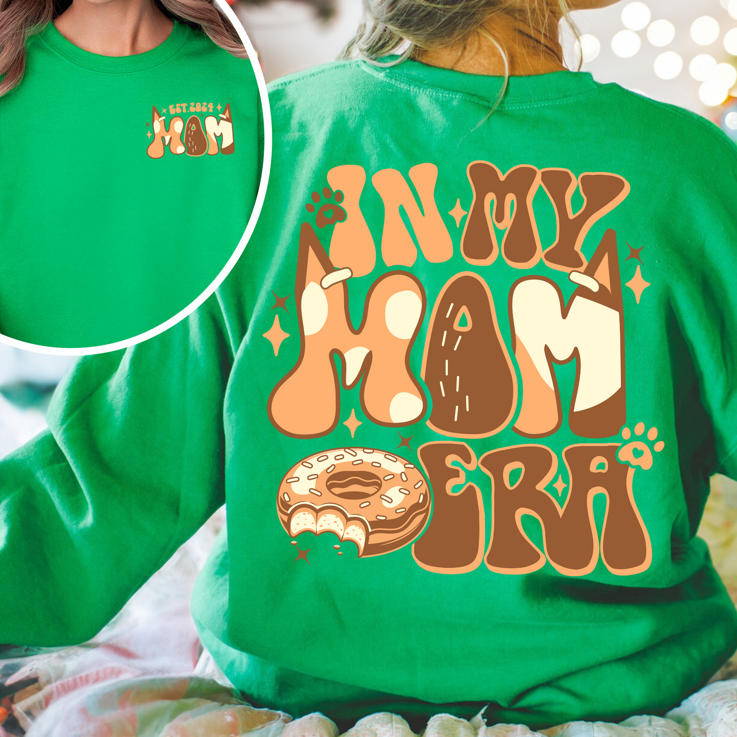 Mom And Dad Sweatshirt,Bluey Family Sweatshirt,Sweatshirt for Mom and Dad, Mom Era Sweatshirt