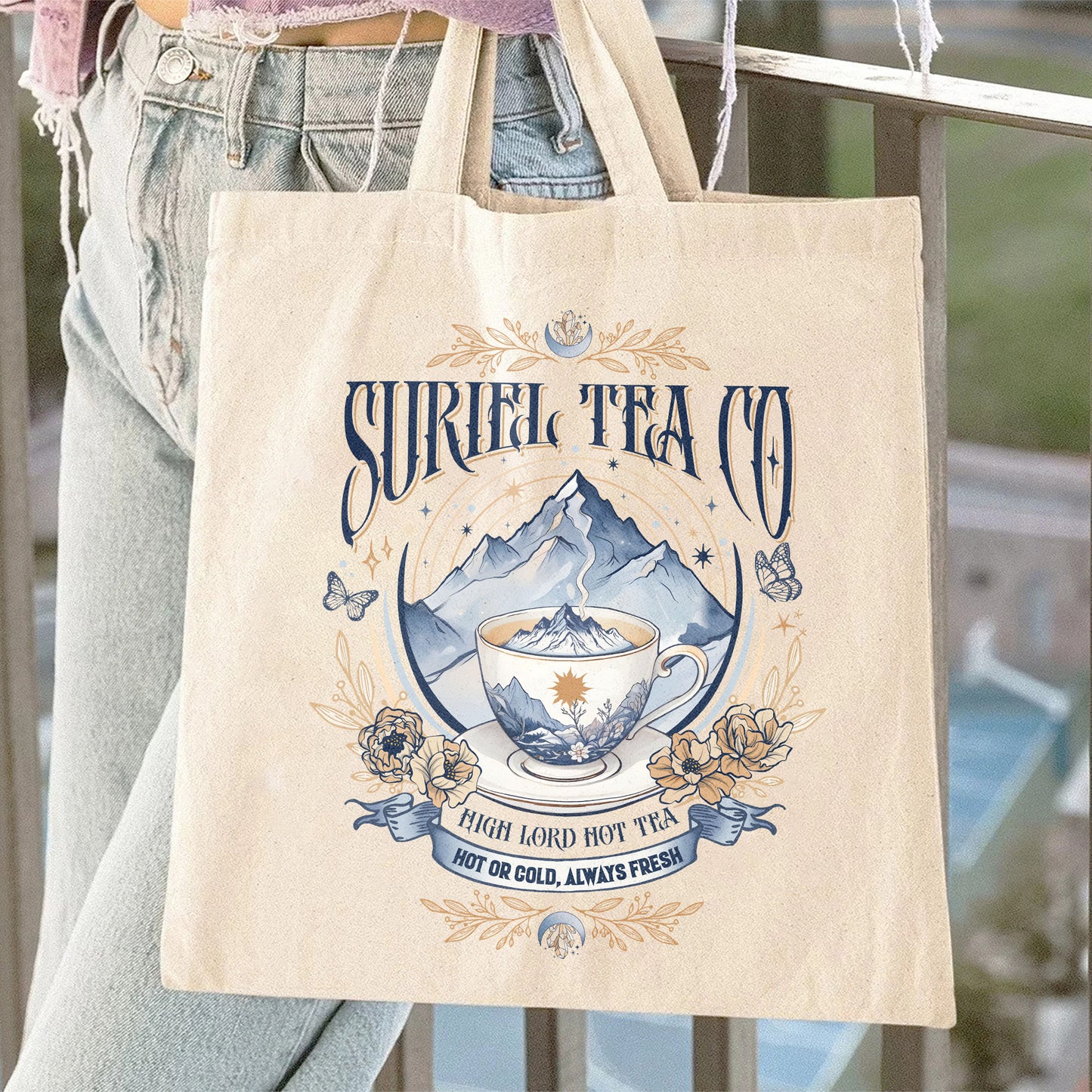 Suriel Tea Co, Suriel Tea Co Bag, ACOTAR Bag, Read Books Stay Weird, Things for Book Lovers, Bookish Gifts for Guys, Suriel Tea Bag