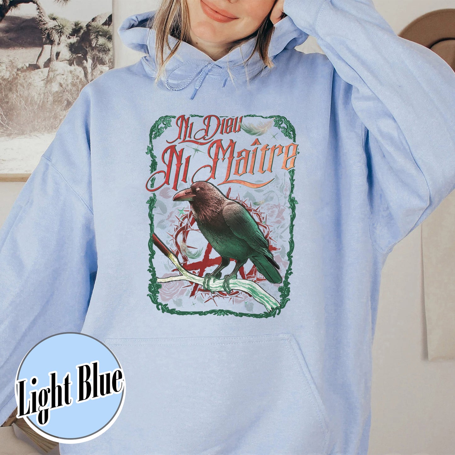 Anti Trump Hoodie, Anti-Authoritarian Hoodie, Ni Dieu Ni Maître, No God No Master Hoodie