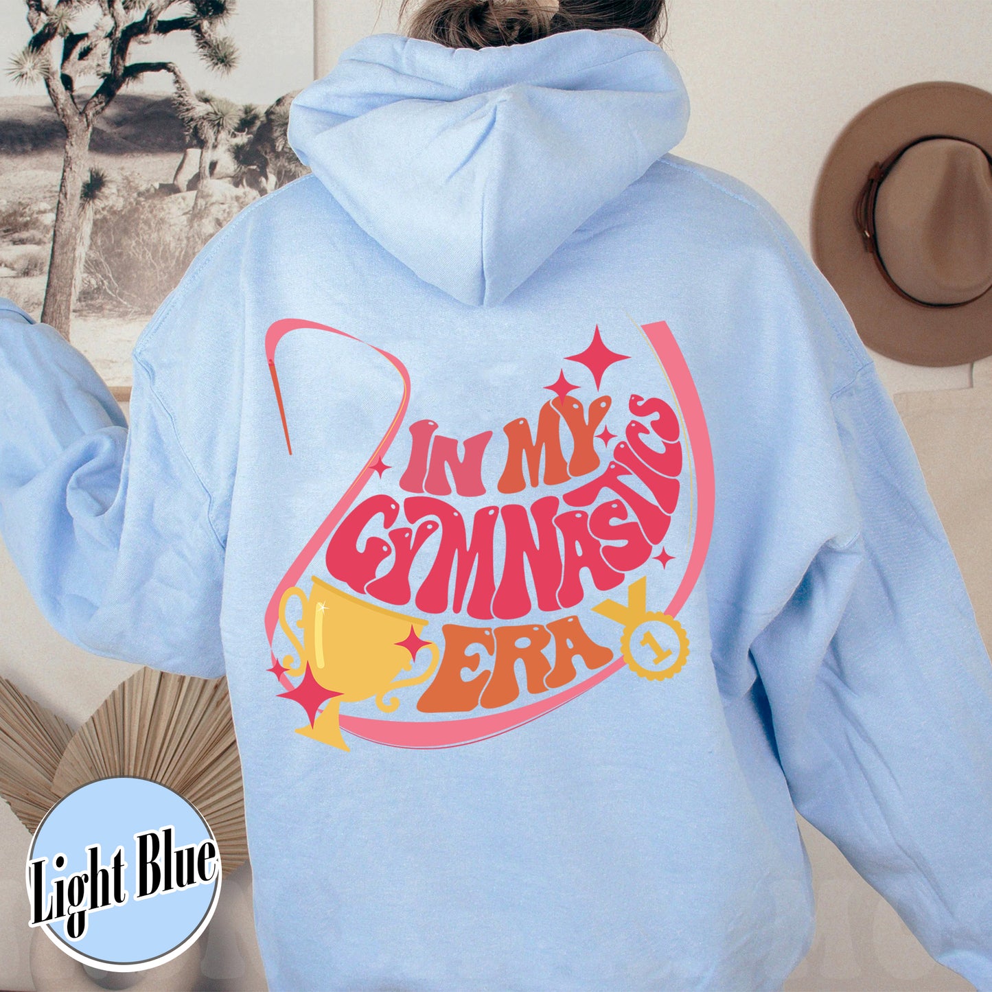 Gymnastics Era Hoodie, In My Gymnast Era Hoodie, Girls Gymnastics Hoodie, Gymnastics Hoodie, Personalized Name Hoodie,Gymnastics Hoodie