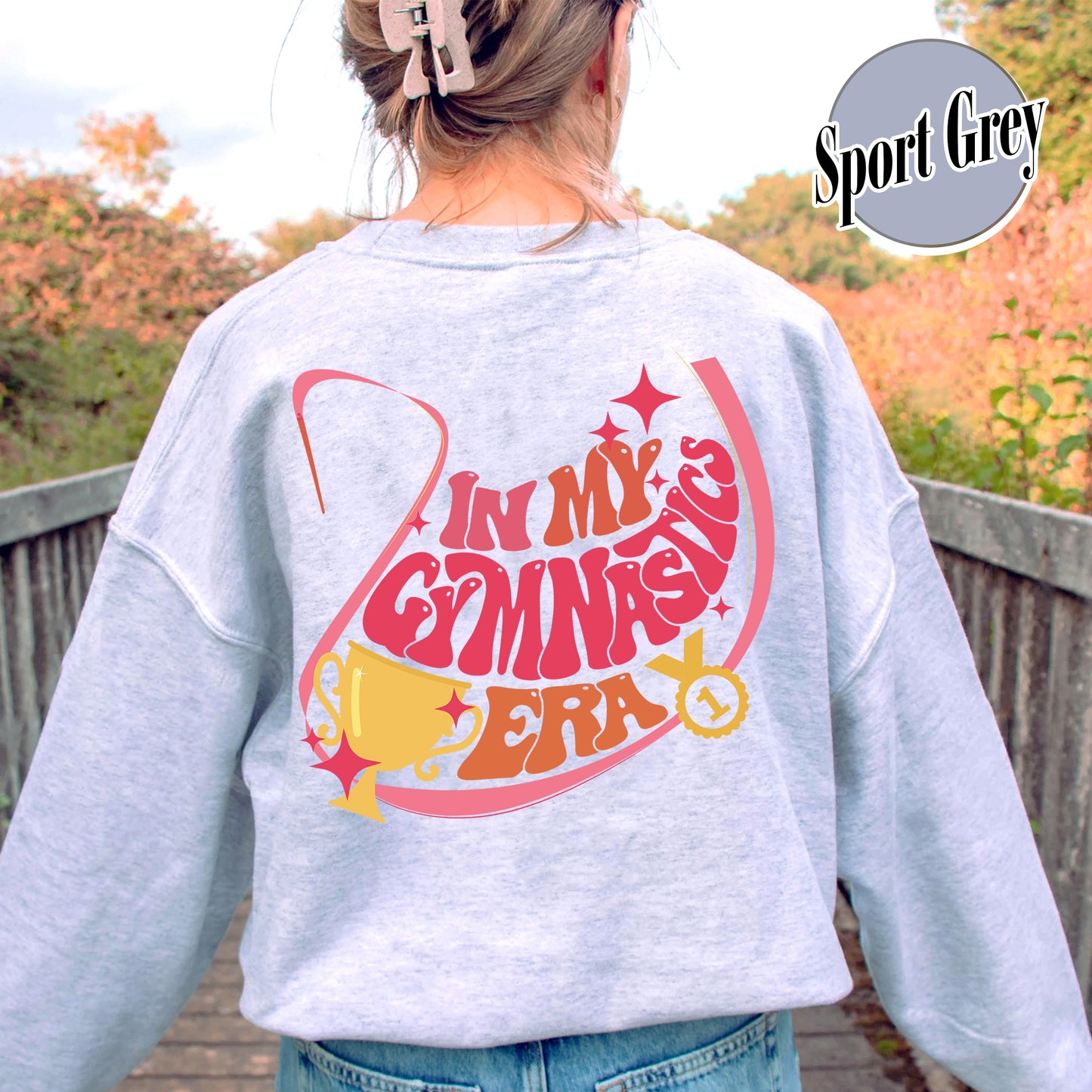 Gymnastics Era Sweatshirt, In My Gymnast Era Sweatshirt, Girls Gymnastics Sweatshirt, Gymnastics Sweatshirt, Personalized Name Sweater,Gymnastics Sweatshirt