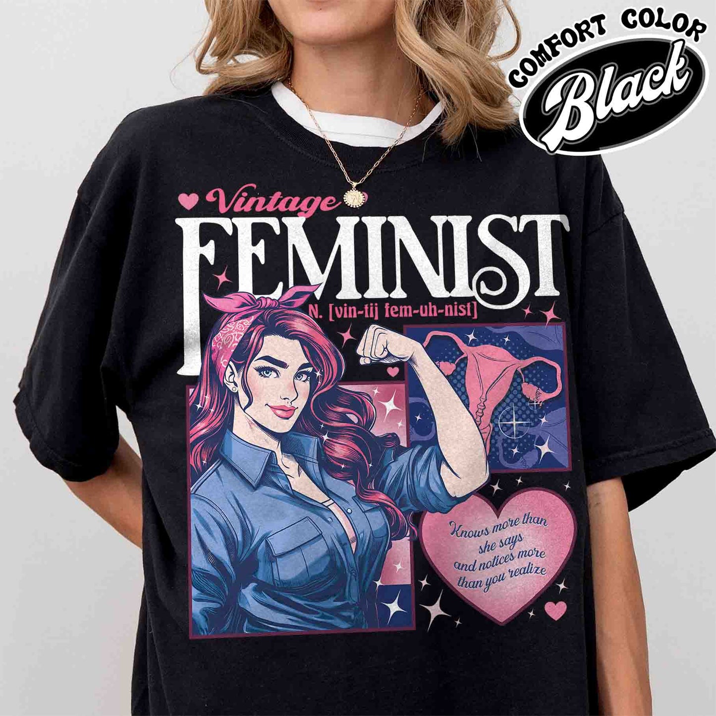 Feminist Comfort Colors Shirt, Empowered Women Shirt, Equality Shirt, Women Rights Shirt