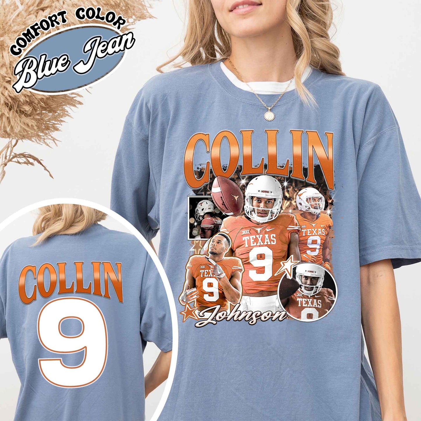 Football Custom Bootleg Comfort Color Shirt, Supportive Game Days Shirt, Custom Player Shirt