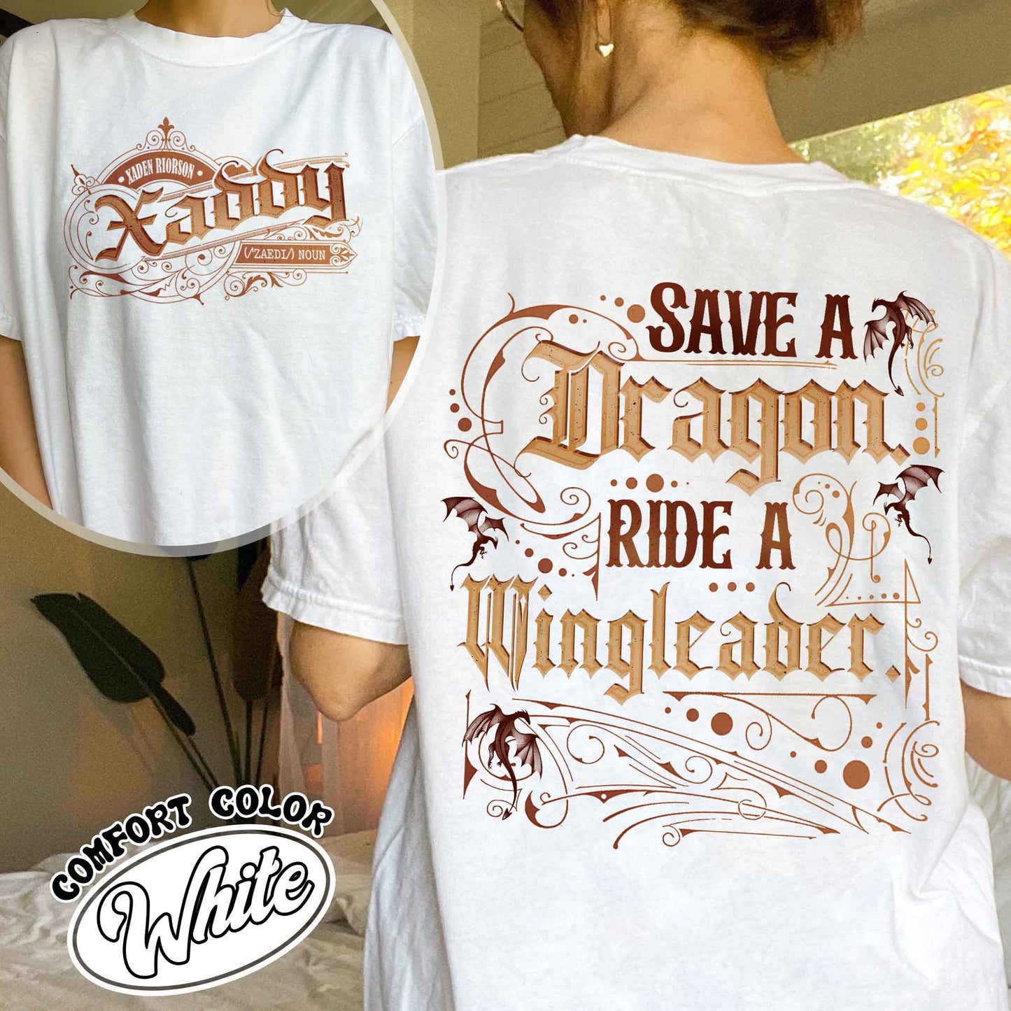 Bookish Comfort Color Shirt, Xaddy Riorson Shirt, Onyx Storm Fourth Wing Merch, Romantasy Book Lover