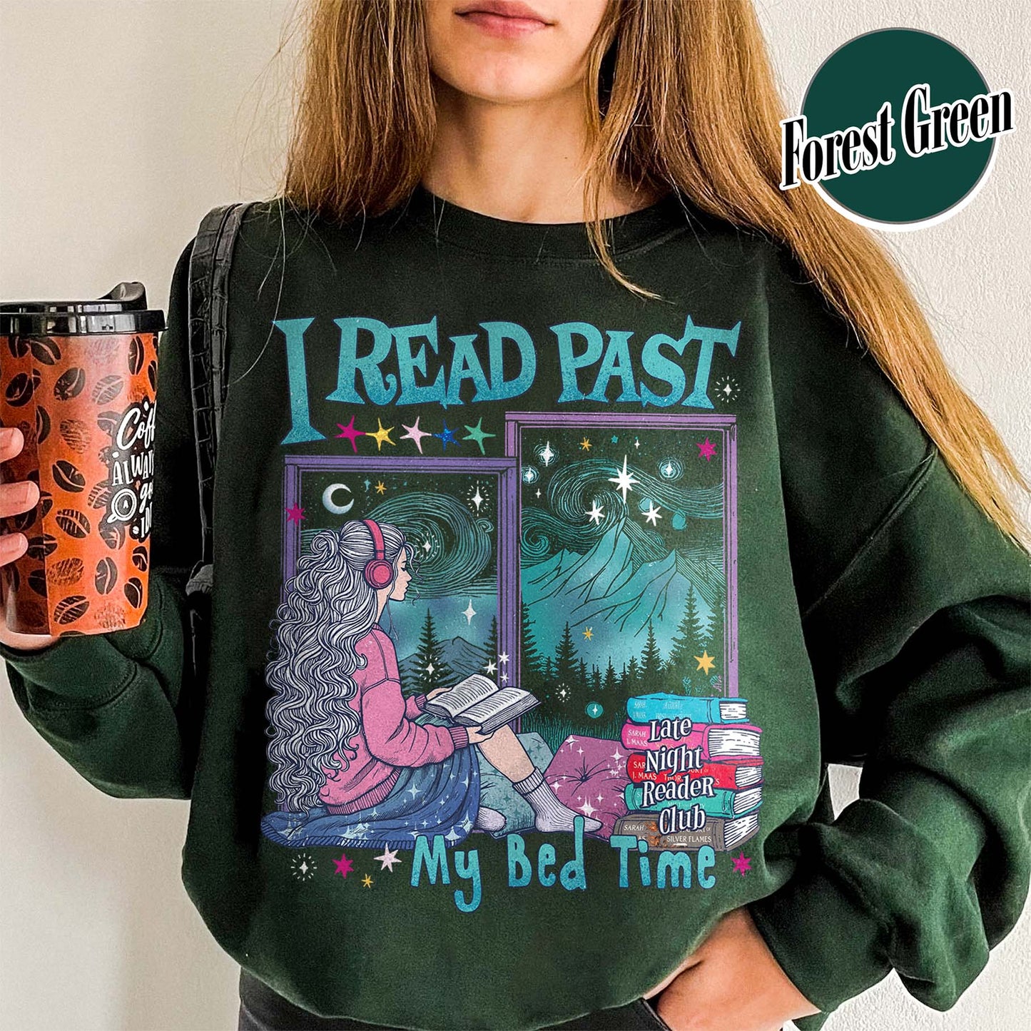 Bookish Sweatshirt, Book Club Sweatshirt, Romance Reader Gift, Book Lover Sweatshirt, Late Night Reader Club Sweatshirt