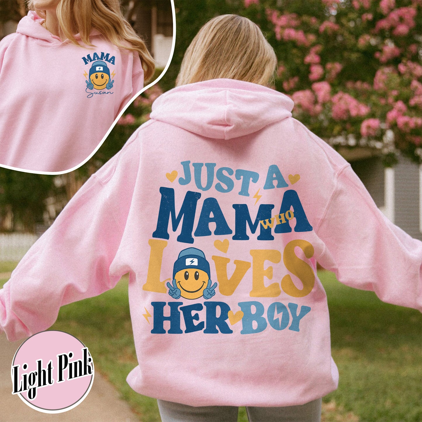 Family Hoodie, Happy Mother’s Day Mommy and Me Hoodie, Custom Matching Mother Son Hoodie