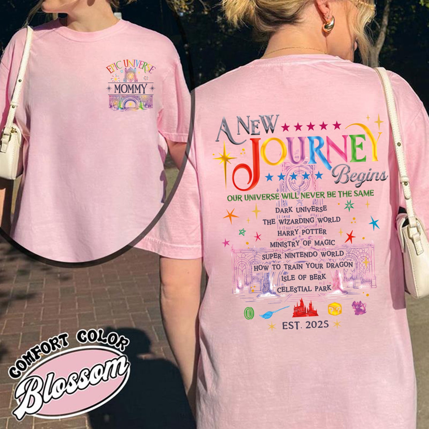 Family Epic Universe Comfort Color Shirt, Custom Family Universe Park Trip 2025 Shirt, Family Trip to Orlando Tee