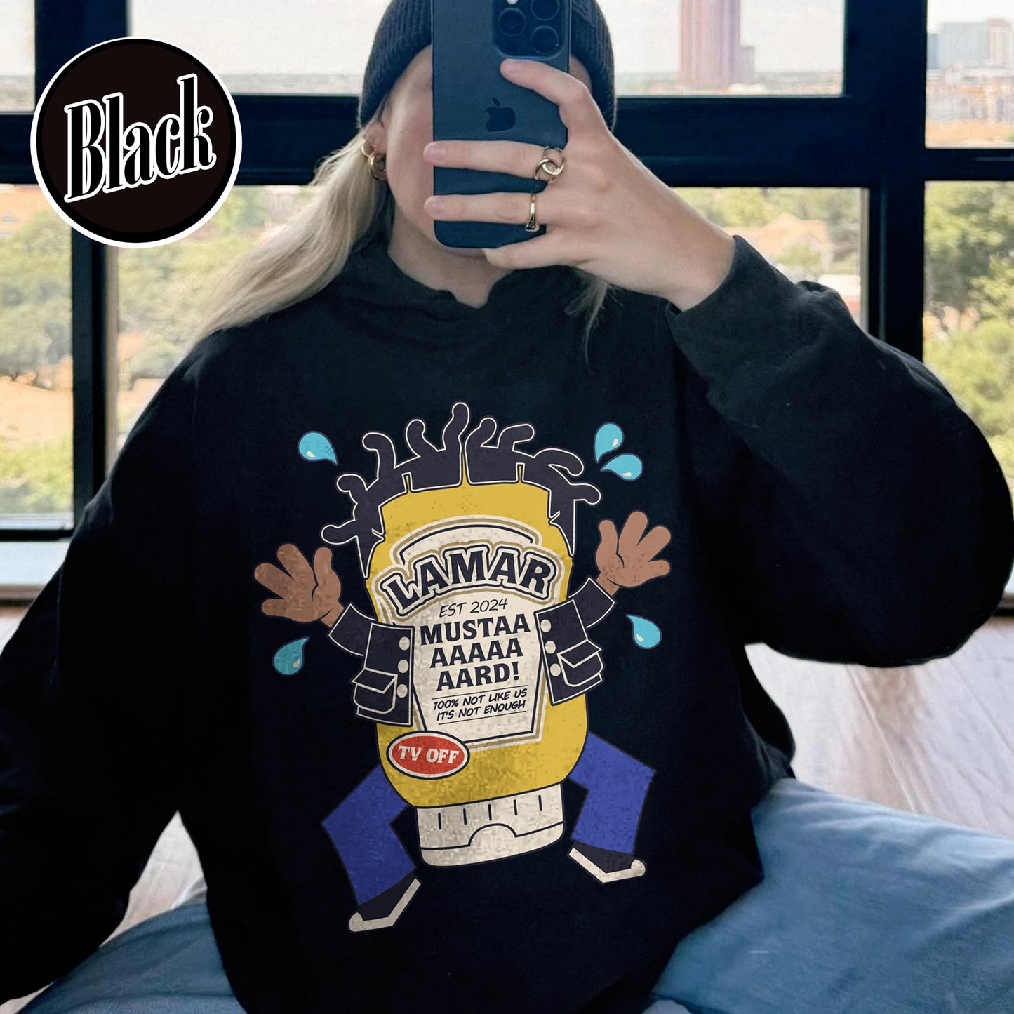 Funny Rap God Hip Hop Fan Hoodie,Funny MEME MUSTARD Hoodie, Gifts for Music lover Hoodie