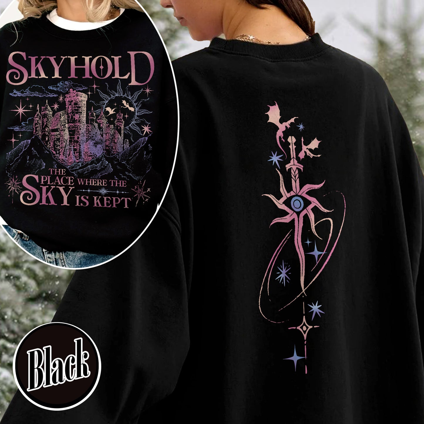 Game Lover Sweatshirt, Skyhold Dragon Age Sweatshirt,Video Gaming Merch,Women's Video Game Gift