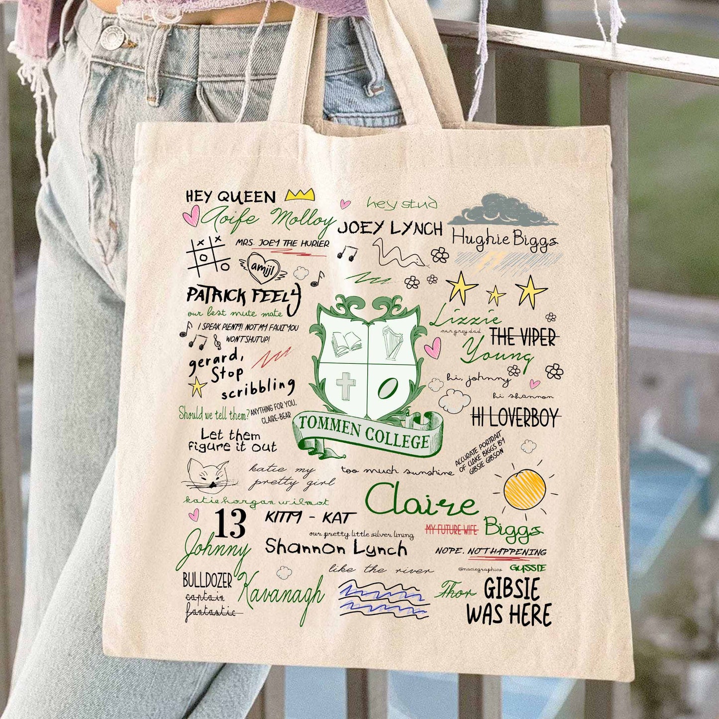 Boys of Tommen Tote Bag, Rugby Team Tote Bag, Tommen College Tote Bag, Bookish Merch, Rugby College Tote Bag