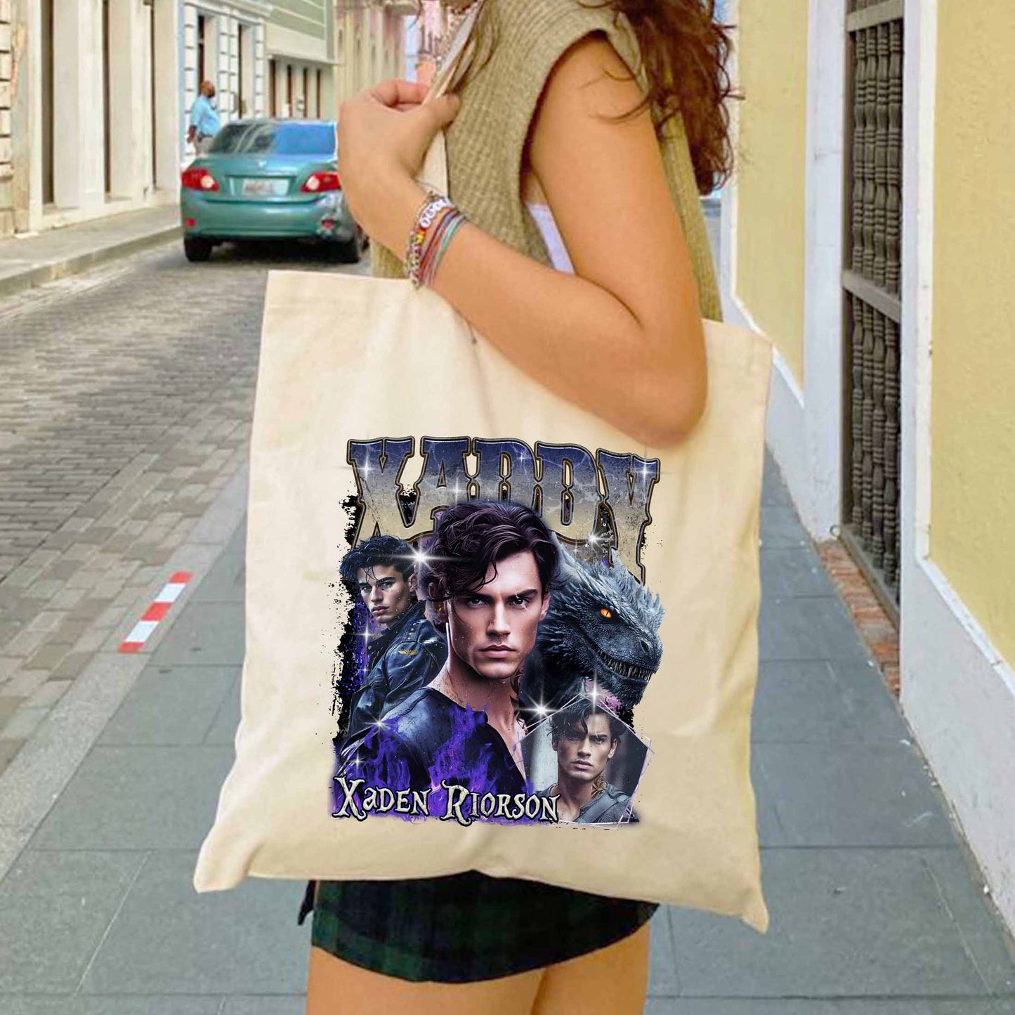 Bookish Tote Bag,Xaden Riorson Tote Bag, Fourth Wing Tote Bag, Dragon Rider Shirt,Basgiath War Tote Bag
