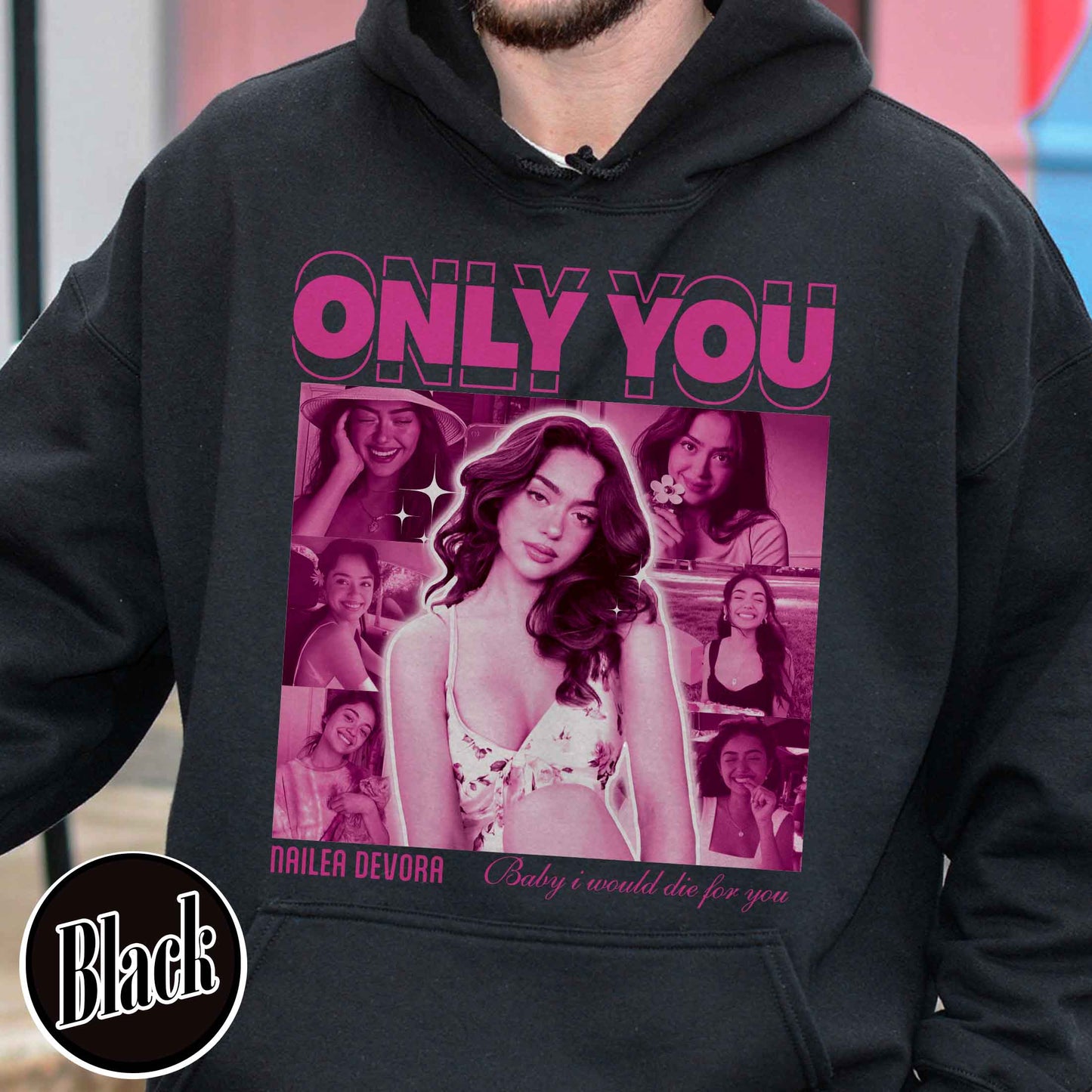 Valentine’s Day Hoodie, Only You Photo Custom Hoodie, Custom Hoodie With Picture for Boyfriend