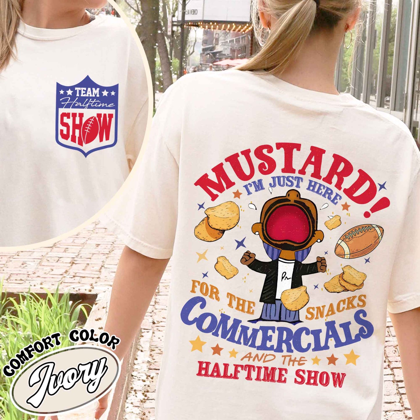 Halftime Show Comfort Colors Shirt,NFL Shirt,Super Bowl Shirt,Kendrick Lamar MUSTARD Meme T-Shirt