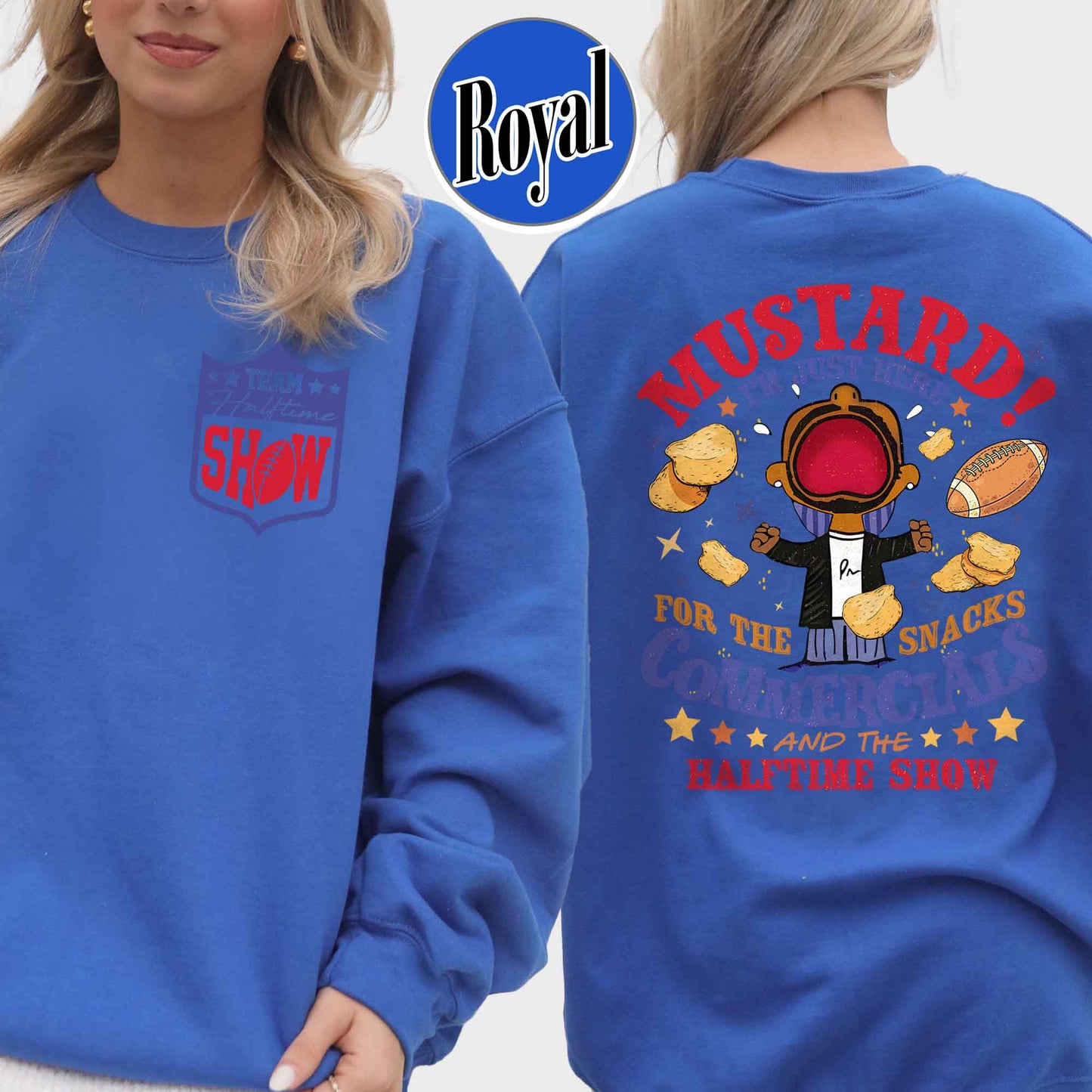 Halftime Show Sweatshirt,NFL Sweatshirt,Super Bowl Sweatshirt,Kendrick Lamar MUSTARD Meme Sweatshirt