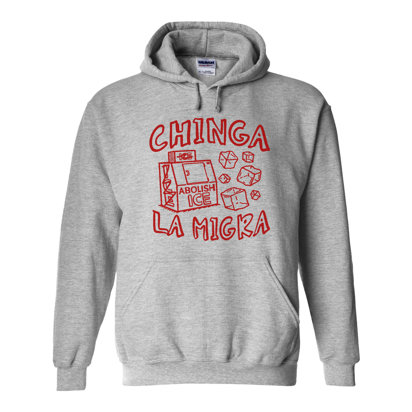 Immigrant Human Rights Hoodie, Chinga La Migra Hoodie, Abolish Ice No Human Is Illegal Hoodie