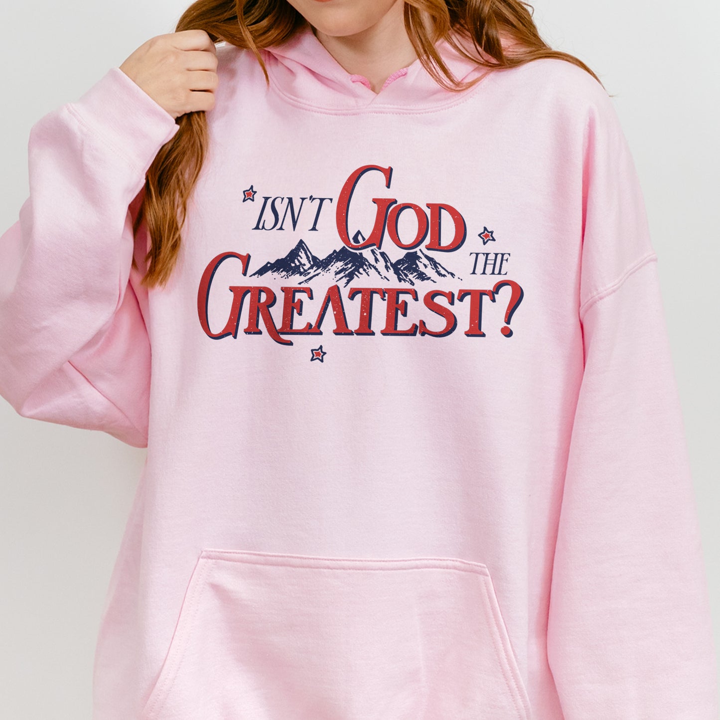 Isn’t God the Greatest Hoodie: Christian God Hoodie, Jesus Bible Verse Graphic