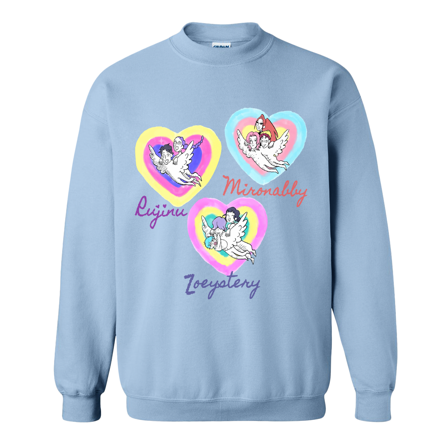 Kpop Demon Hunters Sweatshirt, Huntrix Saja Boys Sweatshirt, Rujinu Zoeystery Miromabby Sweatshirt