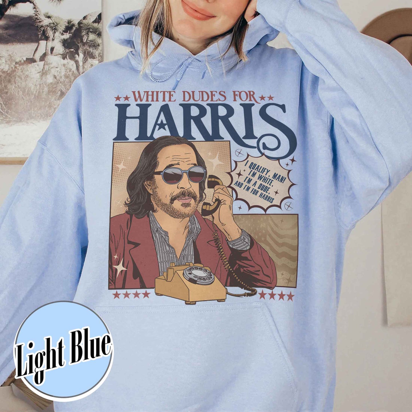 Election Hoodie, White Dudes for Madam President Hoodie, Men Zoom for Madam President Hoodie