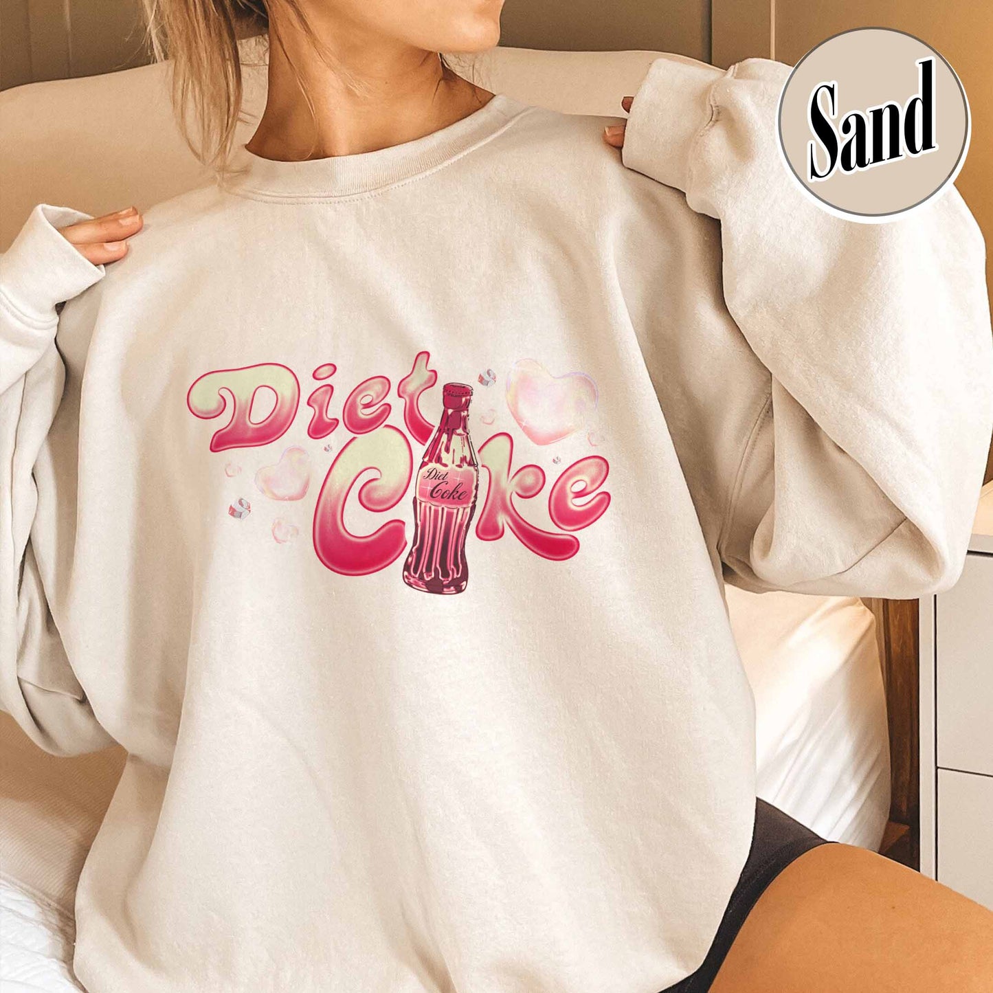 Matching Couple Valentine’s Day Sweatshirt, I Need a Diet Coke Valentine’s Day Sweatshirt, Diet Coke Sweatshirt