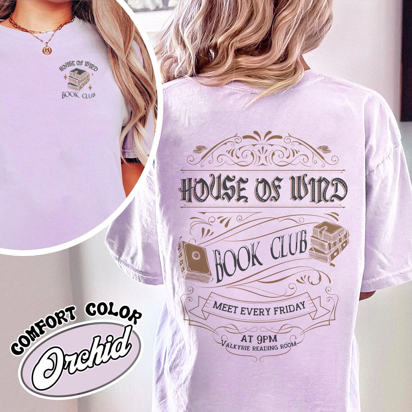 House Of Wind Book Club Comfort Color Shirt, Acotar Velaris Starlight Shirt