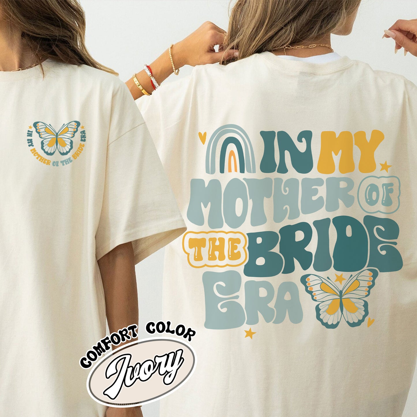 In My Mother of the Bride Era Comfort Color Shirt, Mother of Bride Getting Ready Shirt, Mother of Bride, Mother of the Bride