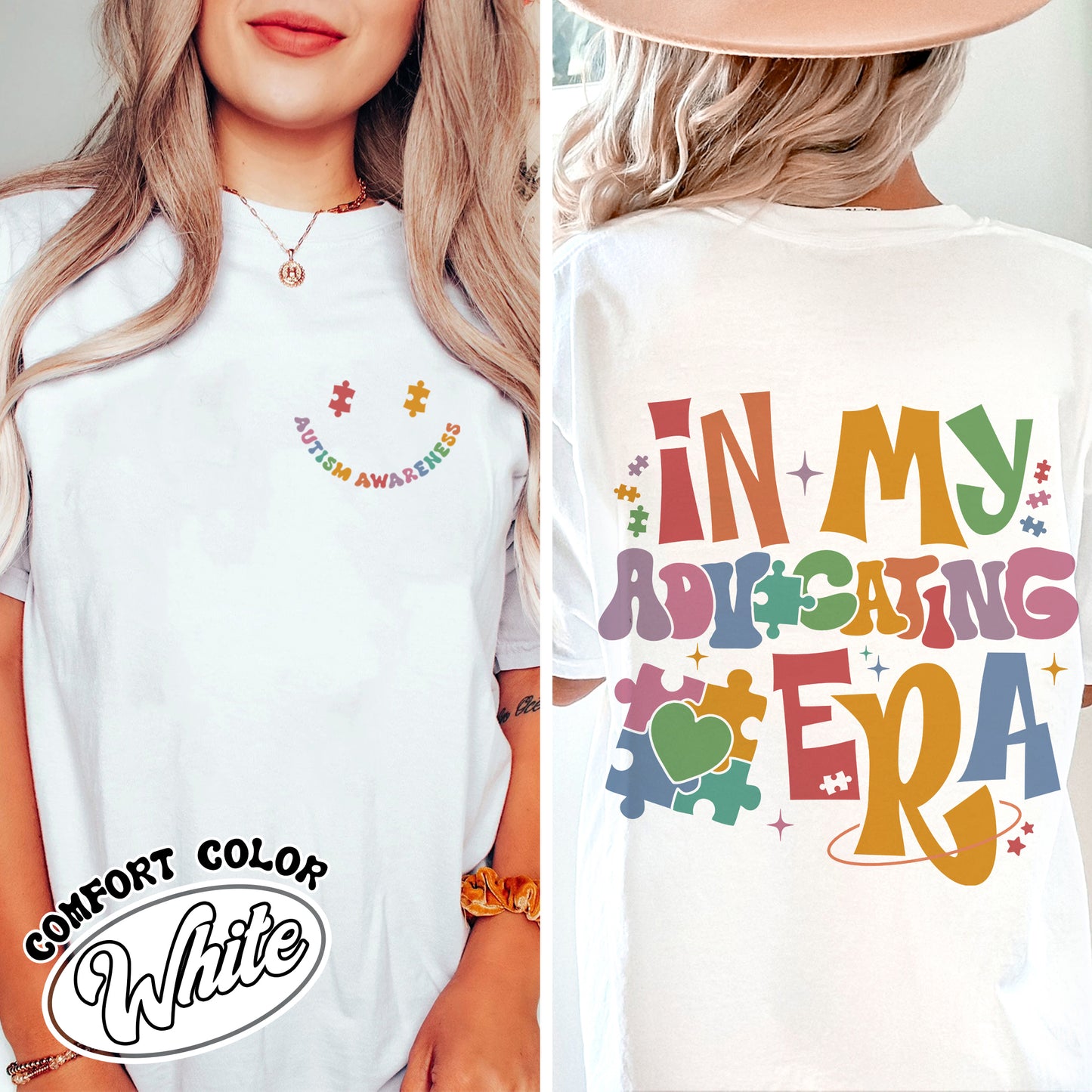 Autism Awareness Comfort Color Shirt, Autism Shirt Family, in My Advocating Era, Sped Teacher Shirt