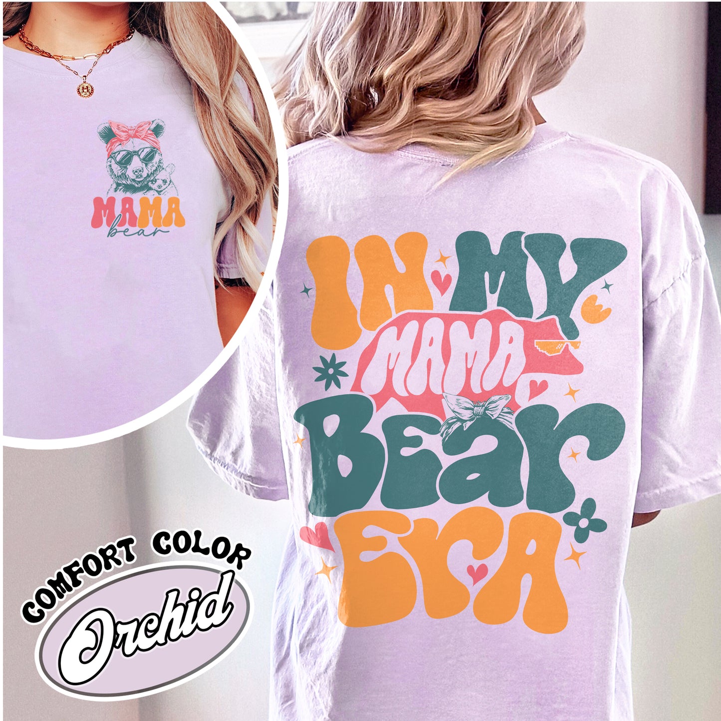 In My Mama Bear Era Comfort Color Shirt,Funny Mama Bear Shirt,Cute Mama Bear Shirt,Mom Bear Shirt,Cool Mama Club,Mama Bear