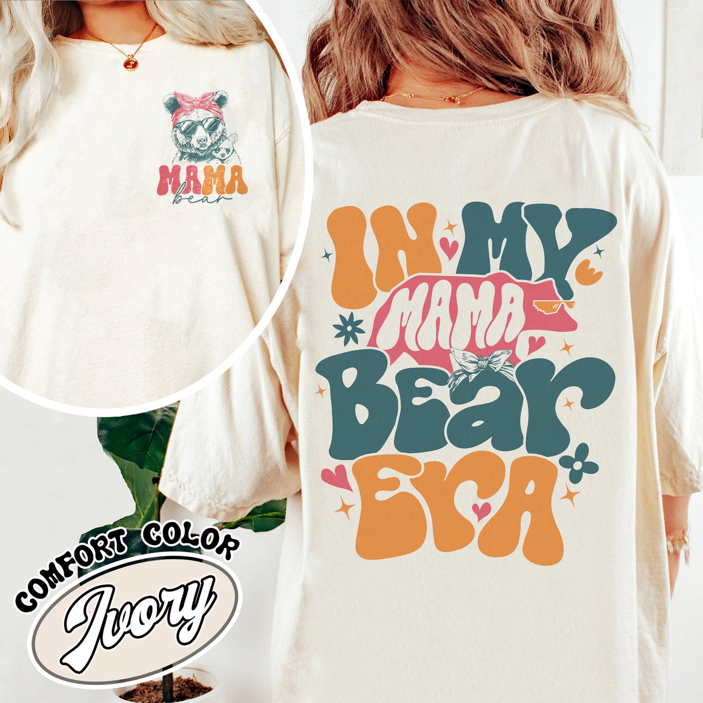In My Mama Bear Era Comfort Color Shirt,Funny Mama Bear Shirt,Cute Mama Bear Shirt,Mom Bear Shirt,Cool Mama Club,Mama Bear