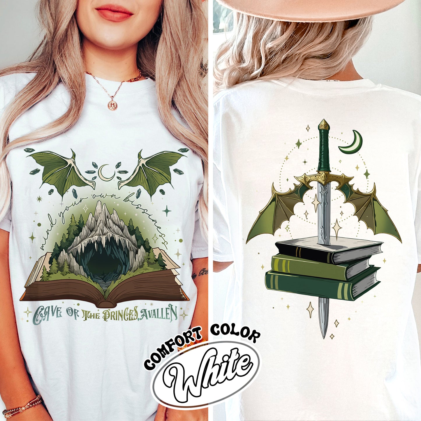 Bookish Comfort Colors Shirt,Team Caves Crescent City, House of Flame and Shadow Shirt