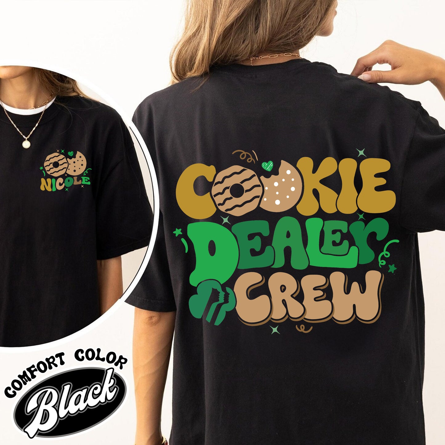 Girl Scout Comfort Color Shirt, Cookie Dealer Shirt, Scout Shirt, Girl Scout Shirt Era