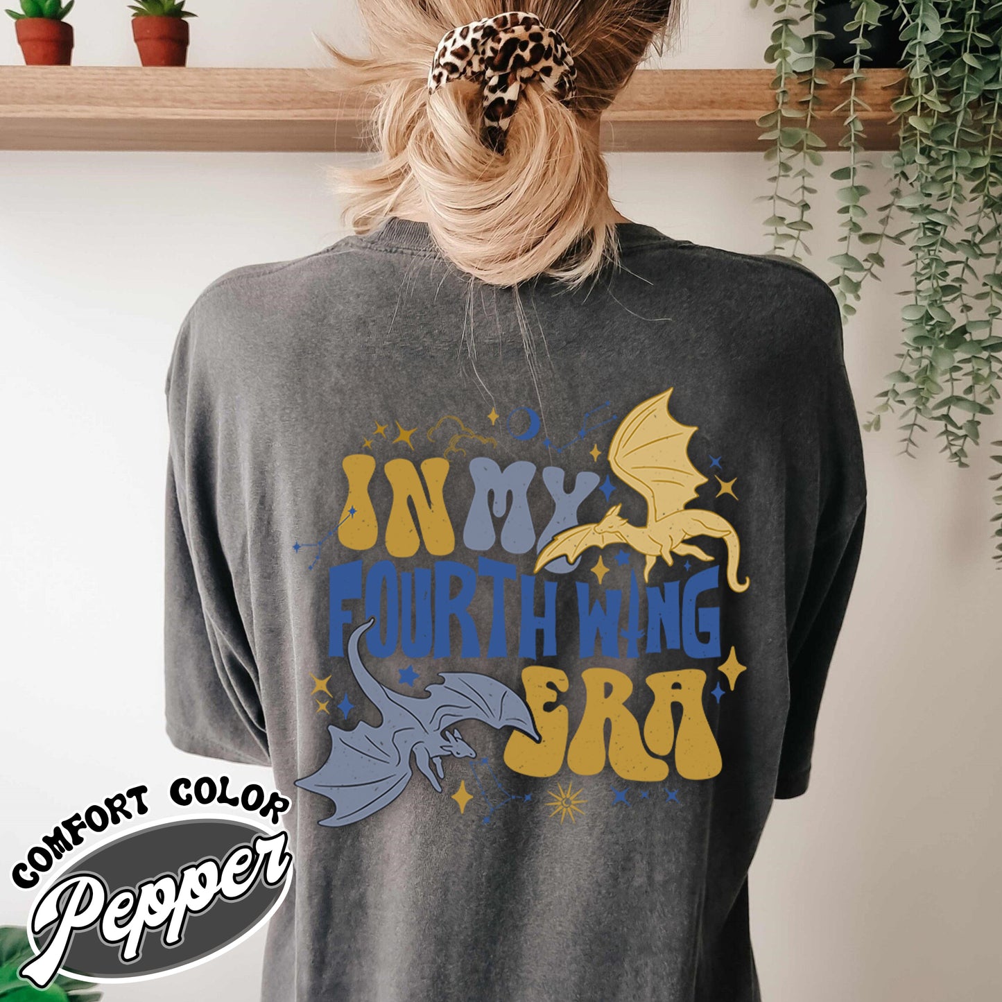 Fourth Wing Dragon Comfort Color Shirt, Fourth Wing Dragon Rider Basgiath War College, in My Fourth Wing Era Shirt, Basgiath War College Gift