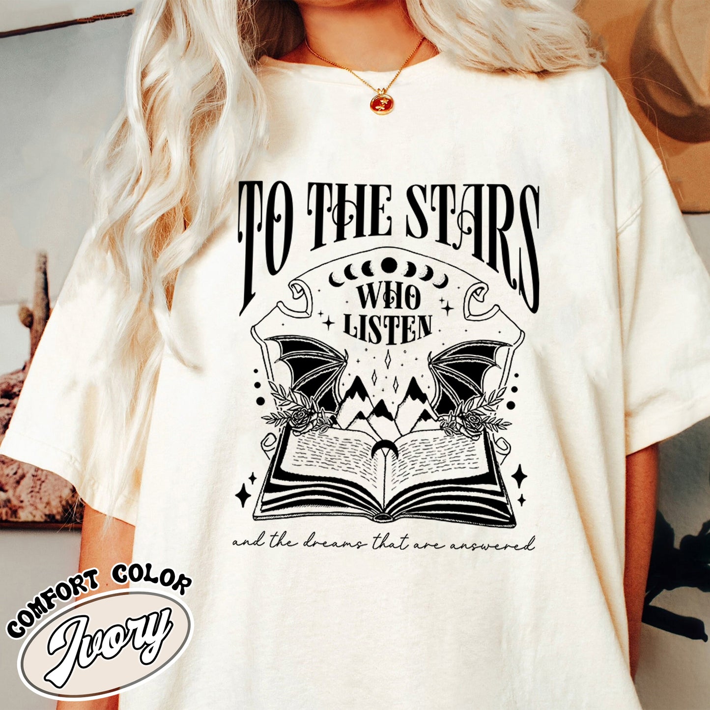 Acotar Velaris Starlight Comfort Colors Shirt, Velaris Starlight Shirt