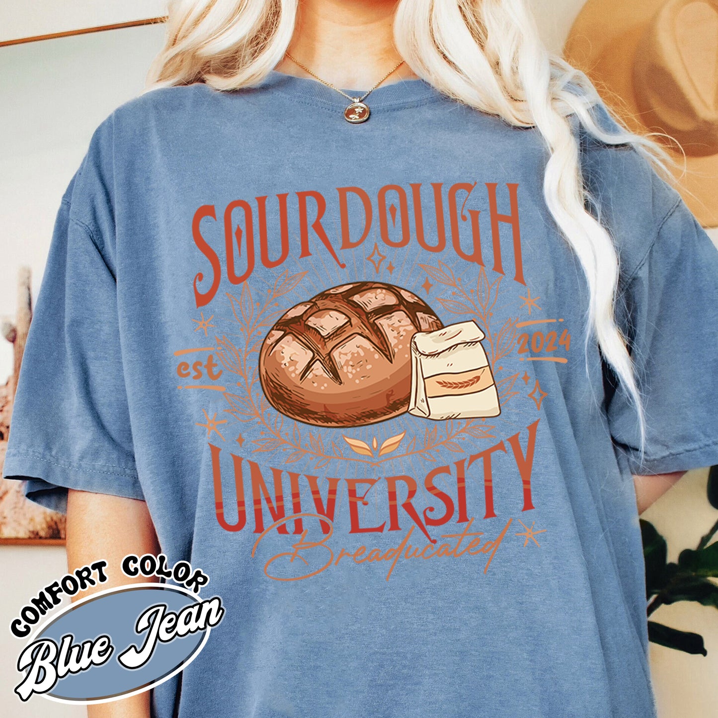Sourdough University Comfort Color Shirt, Sourdough University Shirt, In My Sourdough Era, Sourdough Shirt Funny, Sourdough Shirt, Sourdough Gift