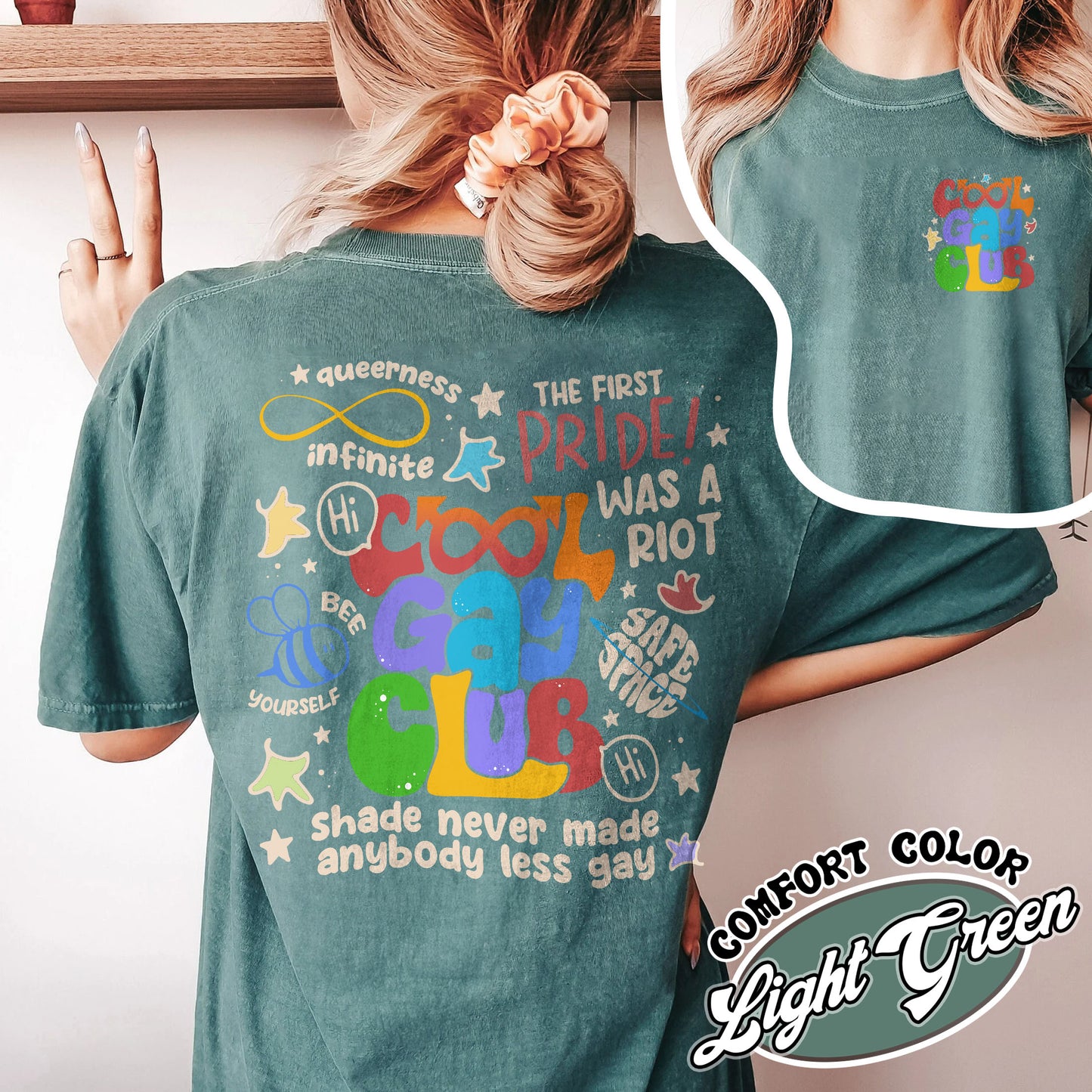 Cool Gays Club Comfort Color Shirt, Pride Shirt, Pride Month Shirt, Gay Pride Lgbt Shirt, Equality Shirt,Lgbtq Gift,Rainbow Shirt,Lgbt Pride Shirt,Be Kind