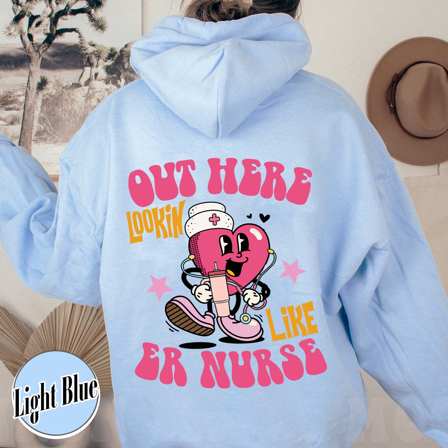 Er Nurse Shirt Valentines Hoodie, Out Here Lookin Like Er Nurse, Er Nurse Hoodie, Er Nurse Hoodie Heart, Er Nurse Hoodie Custom