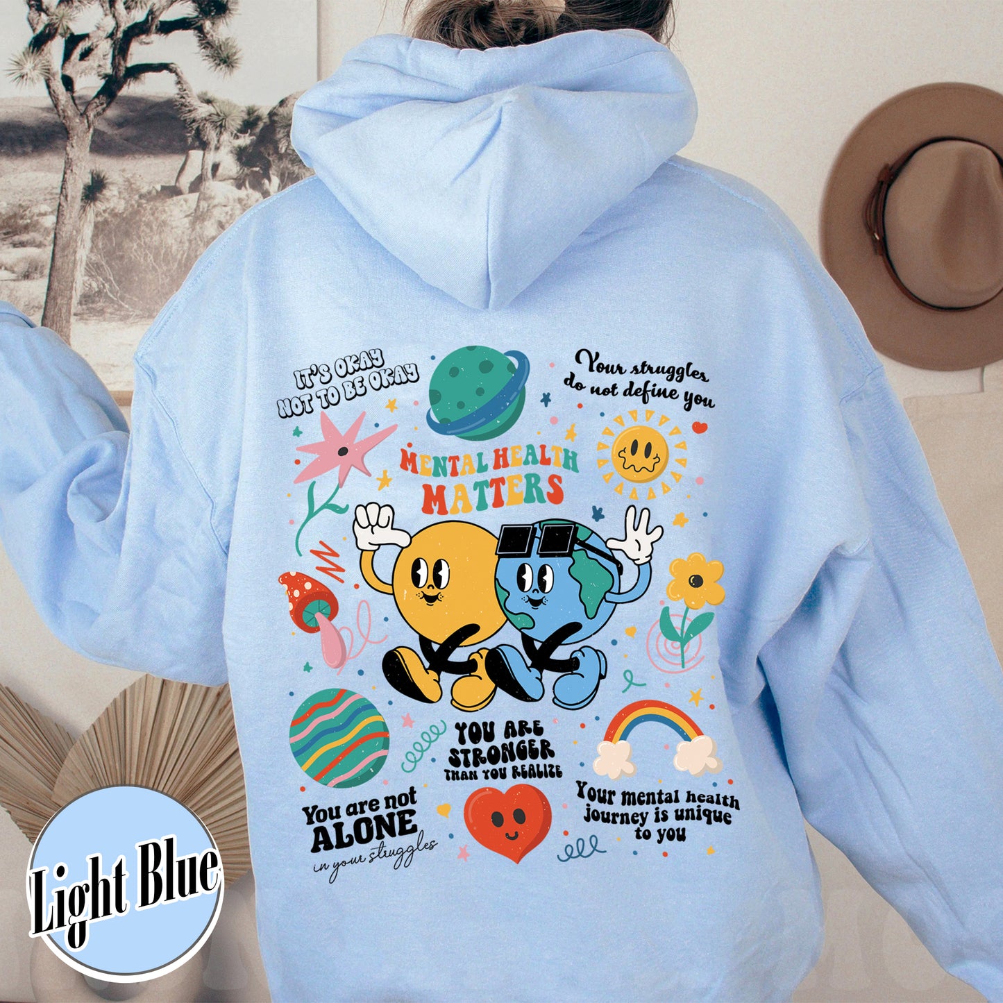 Mental Health Matters Hoodie, Mental Health Hoodie Feelings Matter, 988 Mental Health Matters, Mental Health Gift