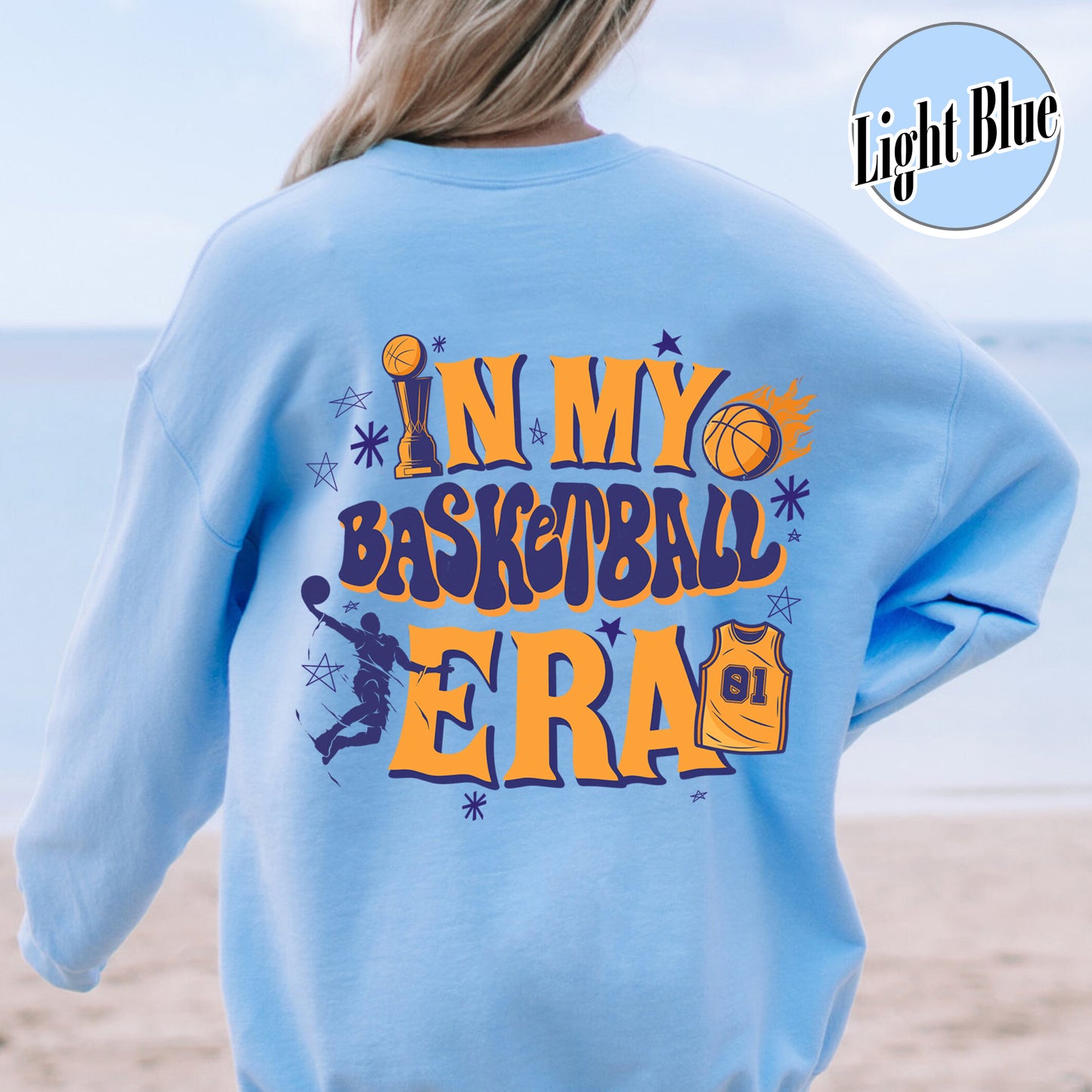 In My Basketball Mom Era Sweatshirt, In My Basketball Mom Era , Custom In My Basketball Mom Era Sweatshirt, In My Basketball Era, Basketball Sweatshirt