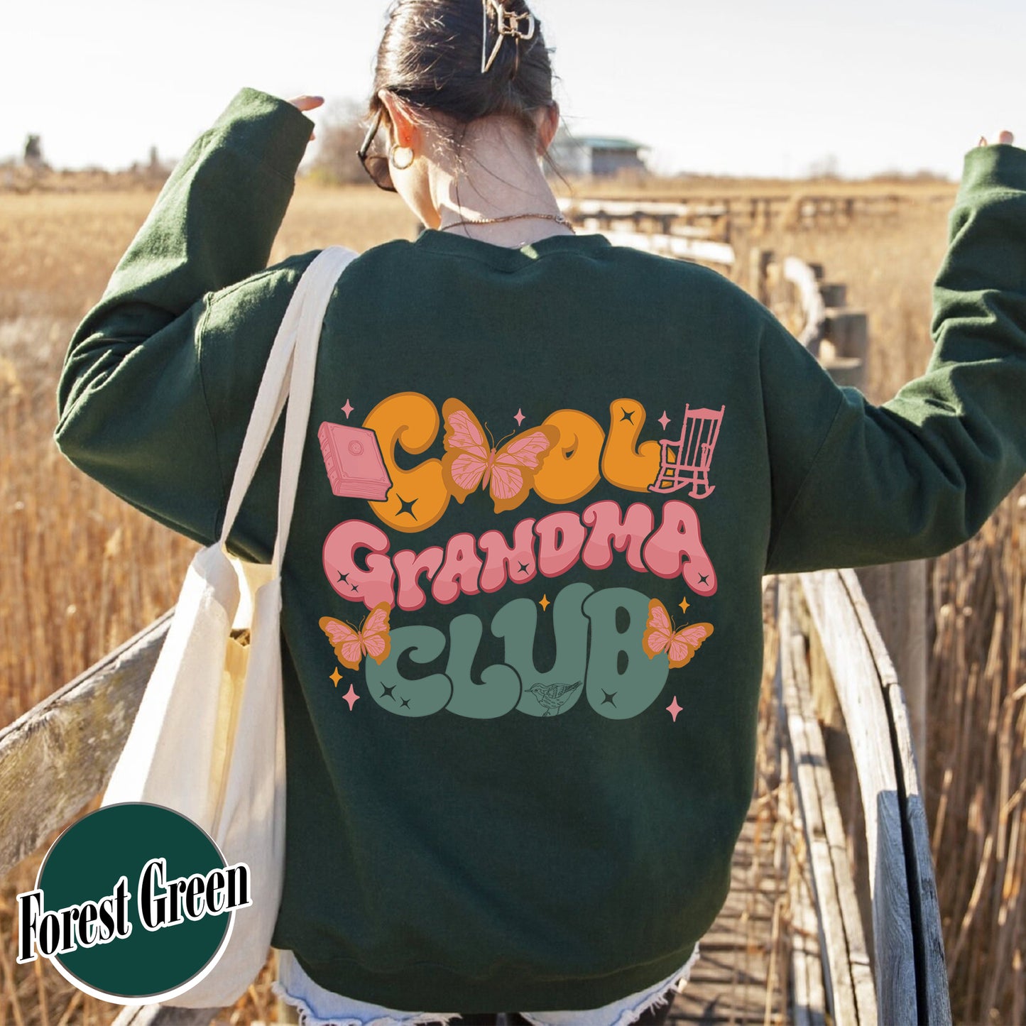 Cool Grandma Club Sweatshirt, In My Cool Grandma Era, Cool Grandma Club, Cool Grandmas Club Sweatshirt, Cool Gifts For Grandma