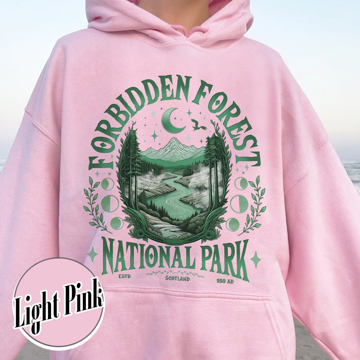 Bookish Hoodie,Forbidden Forest National Park Hoodie, Harry Potter Hoodie