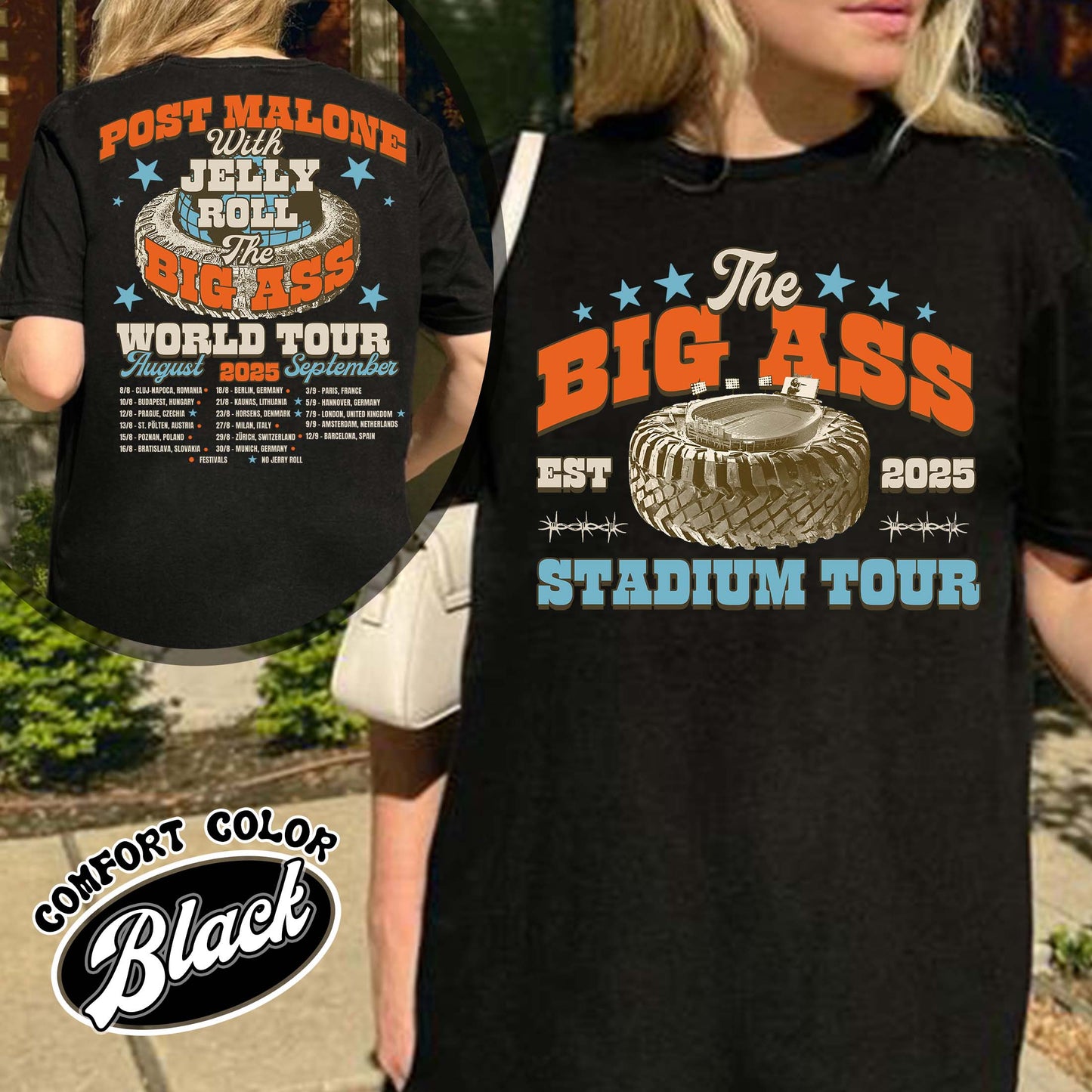 PM With JR Concert Shirt,The Big Ass World Tour August and September Shirt,Country Music Tour Outfit