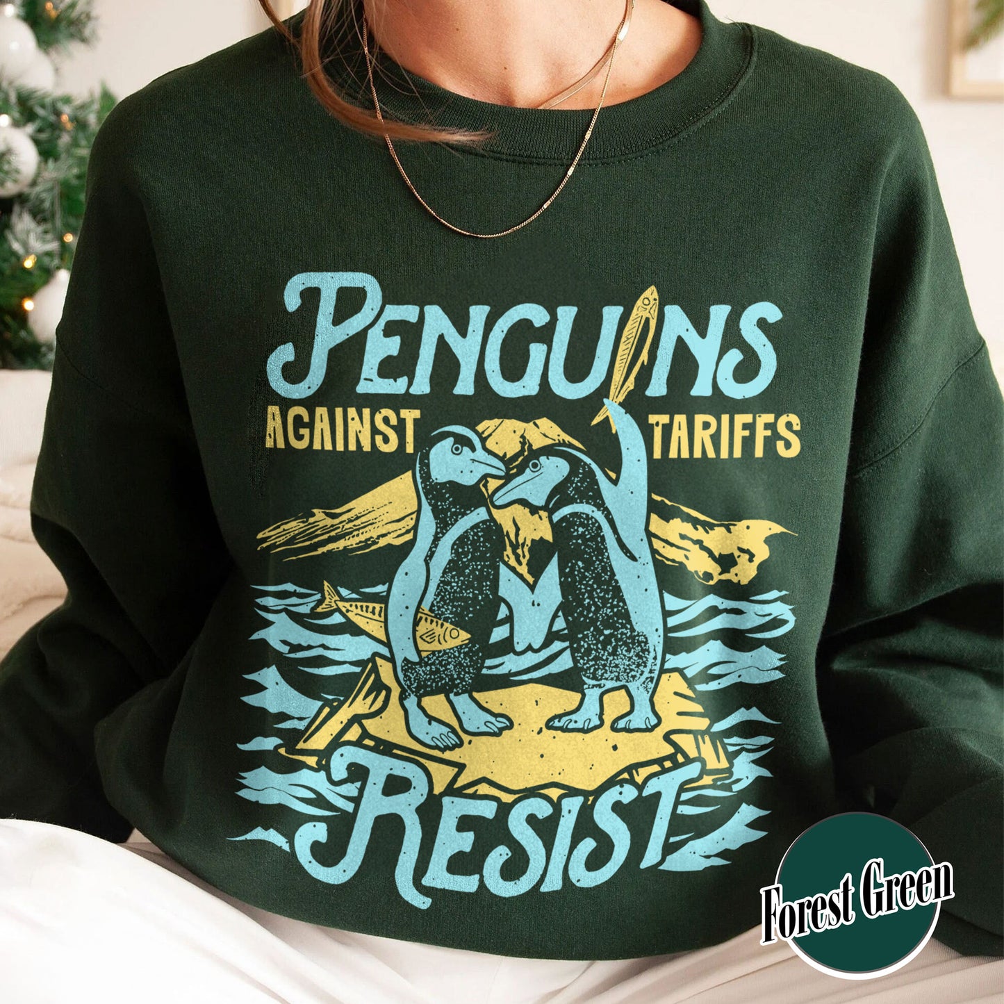 Penguins Hate Tariffs Sweatshirt, Flippers up Sweatshirt, Heard Island Sweatshirt, Subtle FDT Sweatshirt Resistance Protest, Penguins Against Tariffs Sweatshirt