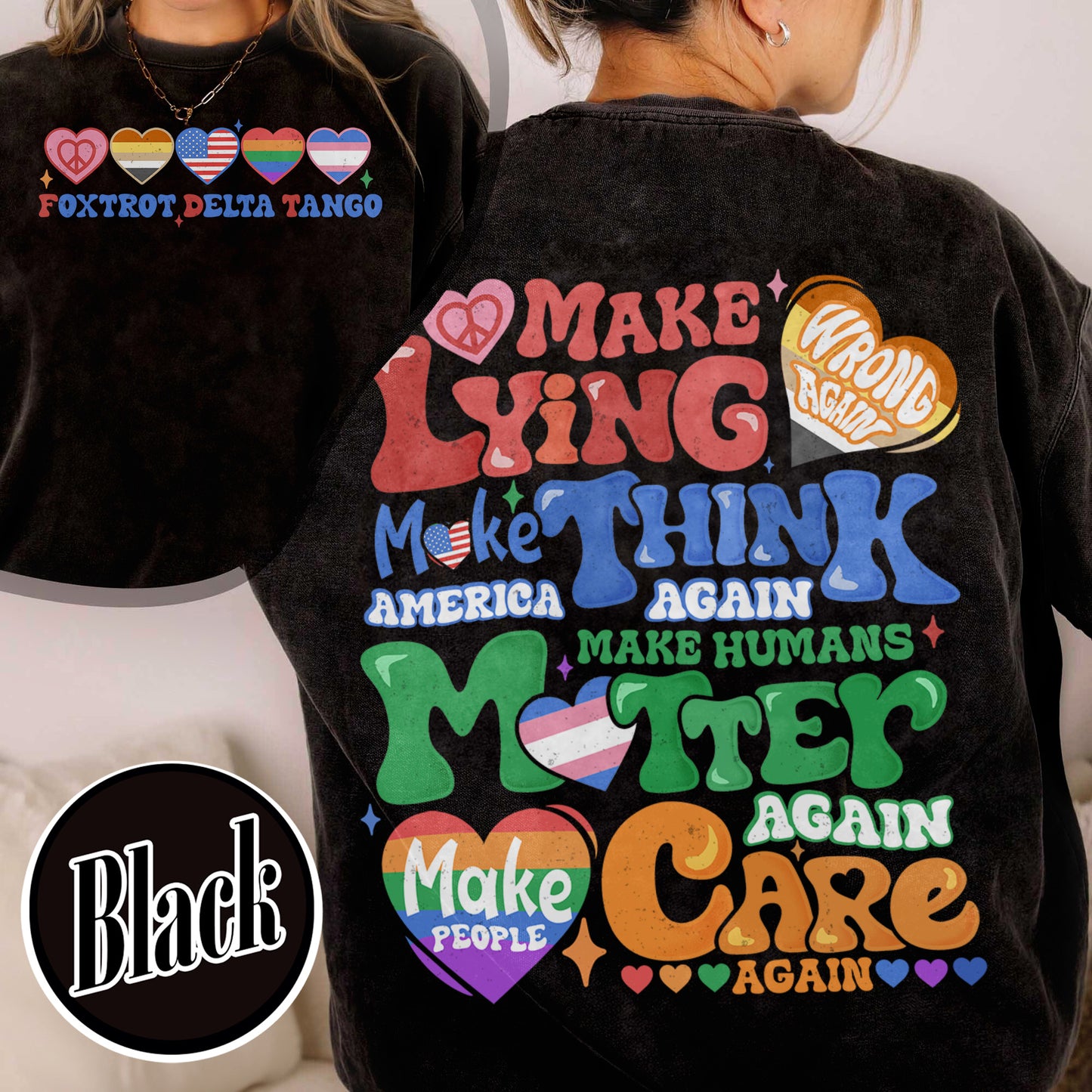 Pride Month Sweatshirt,Make Lying Wrong Again Sweatshirt,Pride Month Sweatshirt, Lesbian Flag Sweatshirt, Gay Sweatshirt, Anti-Lying