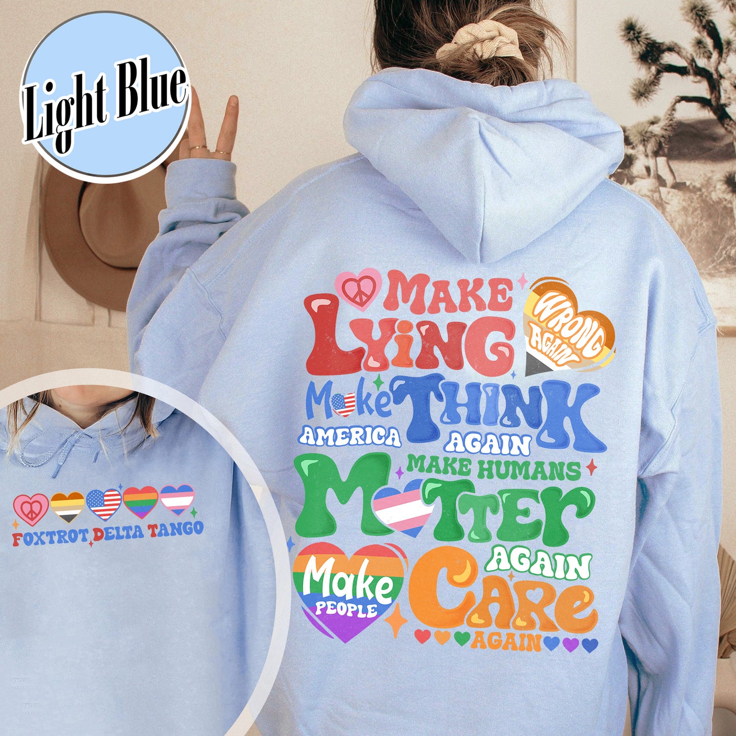 Pride Month Hoodie,Make Lying Wrong Again Hoodie,Pride Month Hoodie, Lesbian Flag Hoodie, Gay Hoodie, Anti-Lying