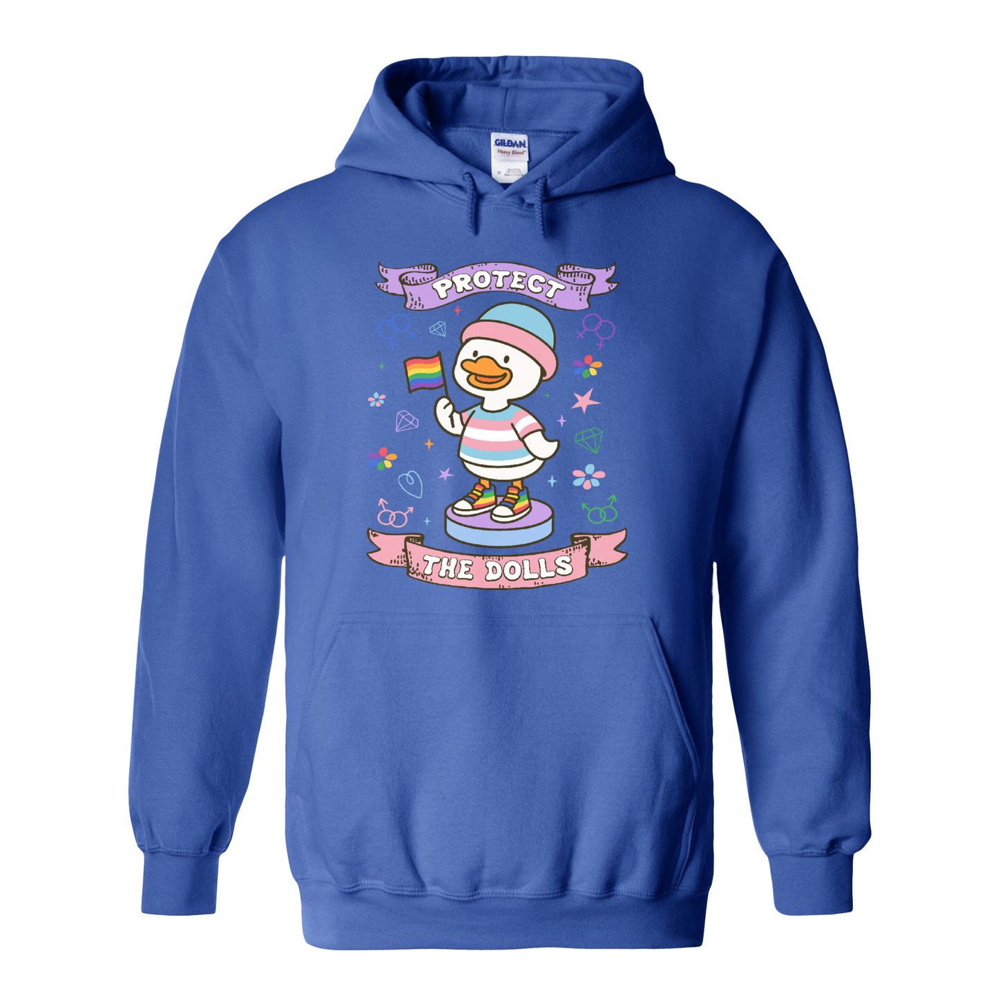 Protect The Dolls Hoodie,Trans Rights Transgender Pride Feminist Hoodie