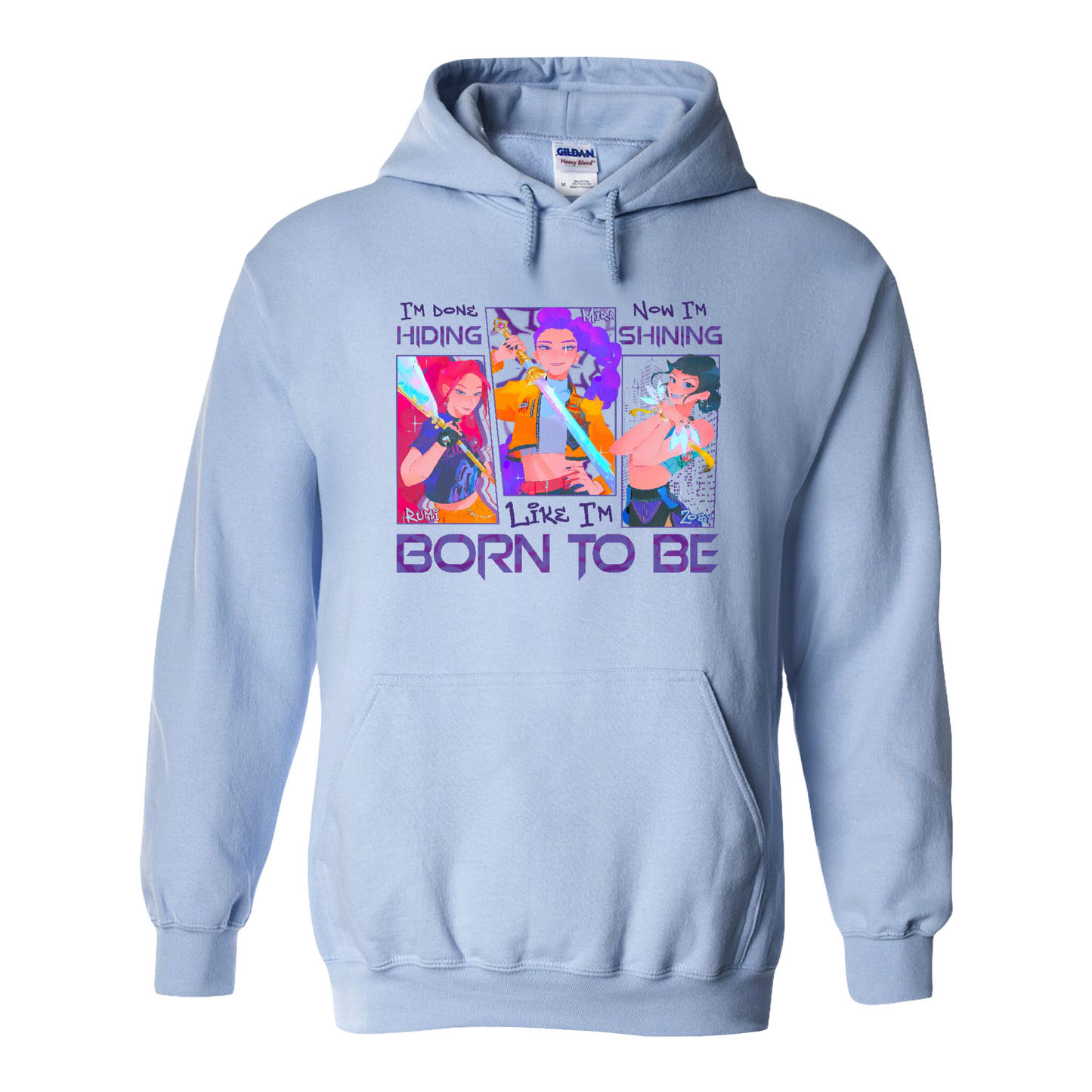 Kpop Demon Hunter Hoodie, Derpy and Sussy Funny Raven Hoodie, Saja Boys Fans Hoodie