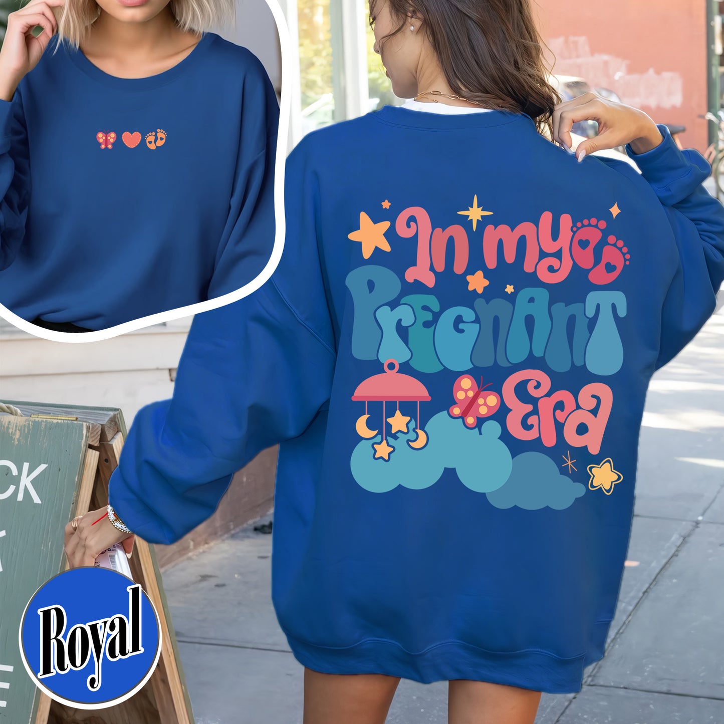 In My Pregnant Era Sweatshirt, In My Pregnant Era, In My Pregnant Era, My Mom's Pregnant, Cute Pregnant Sweater