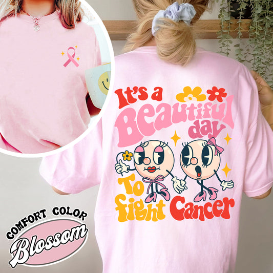 Cancer Fighting Comfort Color Shirt, Pink Breast Cancer, Cancer Awareness Shirt, Gifts for Cancer Survivor